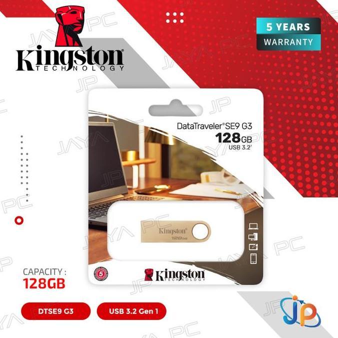 FlashDisk Kingston DTSE9 G3 128GB - DataTraveler SE9 128 GB USB 3.2