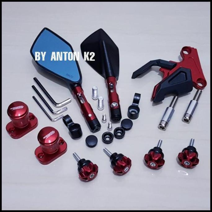 Promo NEW AKSESORIS PAKETAN SPION VARIASI NMAX-N MAX NEW 2020 SEPAKET 6 ITEM Diskon