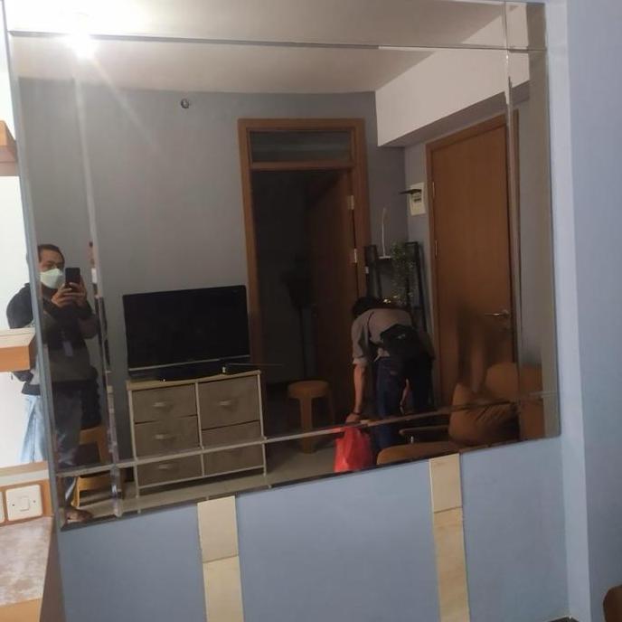 kaca cermin bevel dekorasi mirror