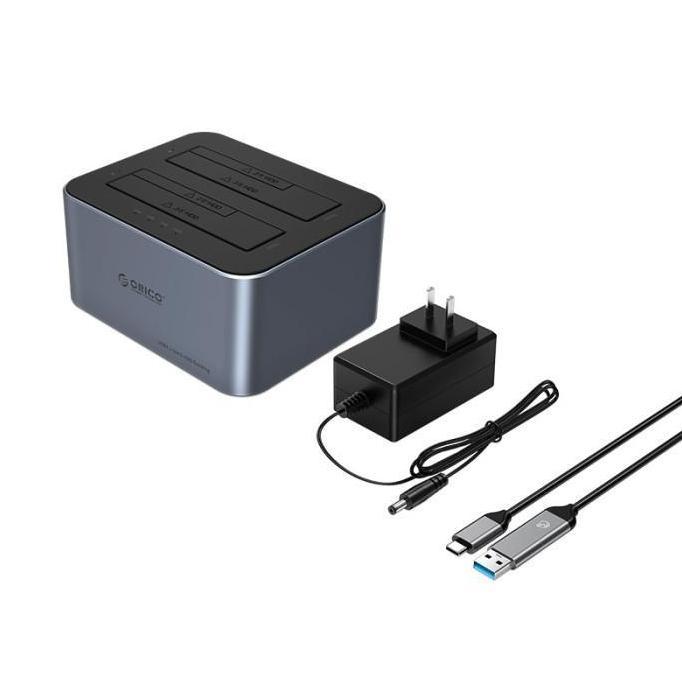 ORICO SATA HDD/SSD Dual-bay Dock w/Offline Clone Function