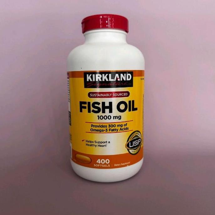 Kirkland Fish Oil 1000 Mg 400 Softgels Terbaru 