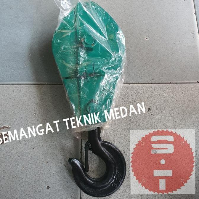 NEW KATROL SINGLE KAPAL KEREKAN TIMBA BARANG PULLEY BLOCK 3,2TON 3 , 2 TON