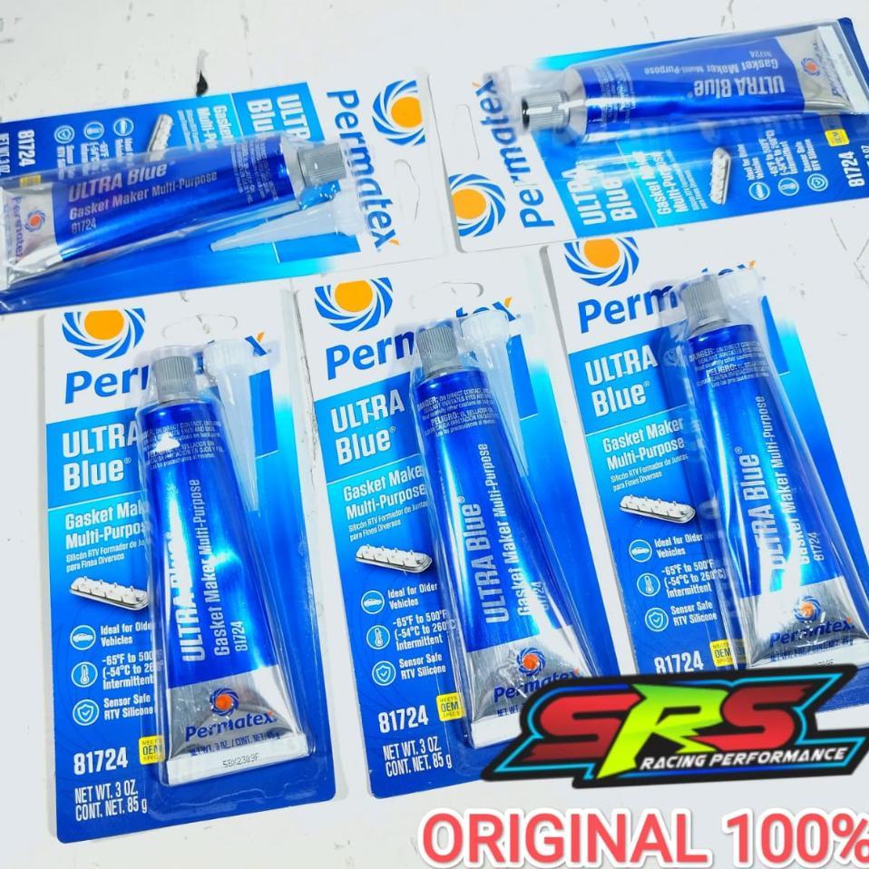 Permatex Ultra Blue Lem Sealent Lem Paking Head Anti Bocor Original