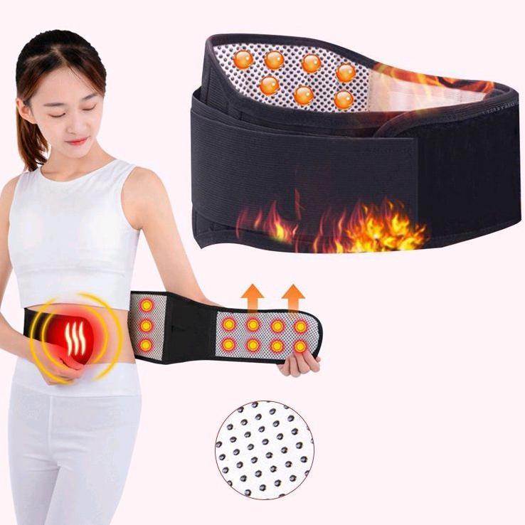 Korset Pinggang Saraf Kejepit / Sabuk Terapi Pinggang / Pemanas