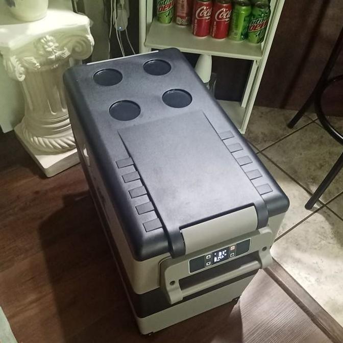 NEW ALPICOOL KULKAS PORTABLE MOBIL MINI FRIDGE FREEZER 55L - CF55 - KULKAS PORTABLE MINI FREEZER MOB