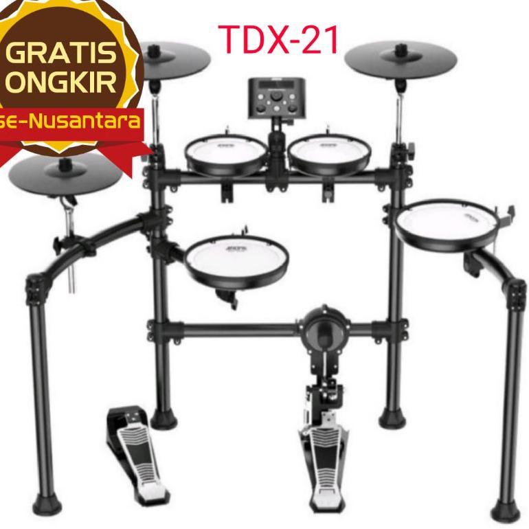 [Ready Stock] aroma tdx-21 Drum Elektrik merk aroma tdx 21 tdx21  rimshot mesh kit