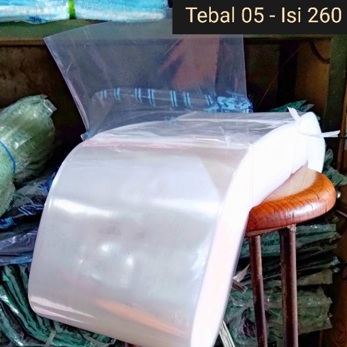 Plastik Pp Roll Lebar 15 Cm - Bening Tebal 05