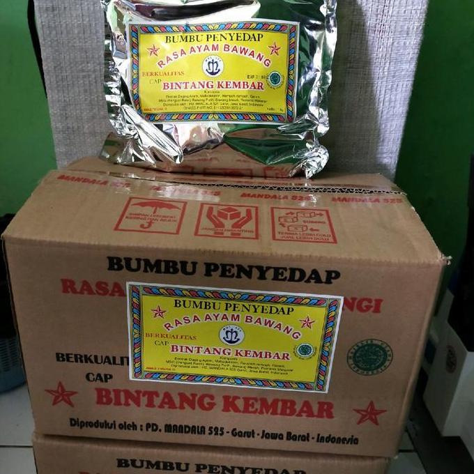 Spezia- Bumbu Penyedap Bintang Kembar Mdl 525 Kemasan 1Kg/Bumbu Tabur Ayam Bang/Atom Bintang 1Kg