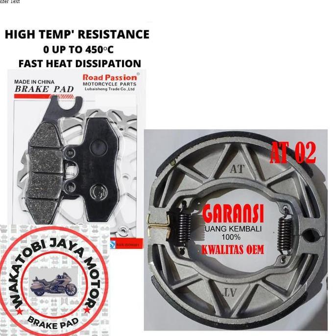 KAMPAS TROMOL DAN KAMPAS REM DEPAN UNTUK VESPA LIBERTY 100 DAN 150 READY