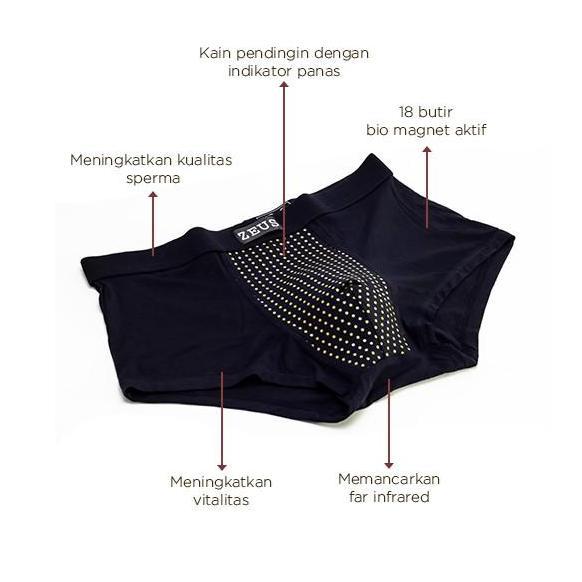 New Zeus Underwear Celana Dalam Kesehatan - Terapi Alat Reproduksi Pria