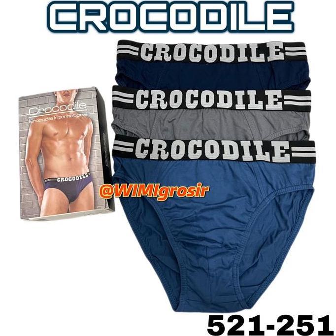 Promo 3Pcs/Celana Dalam Pria Crocodile 521-251