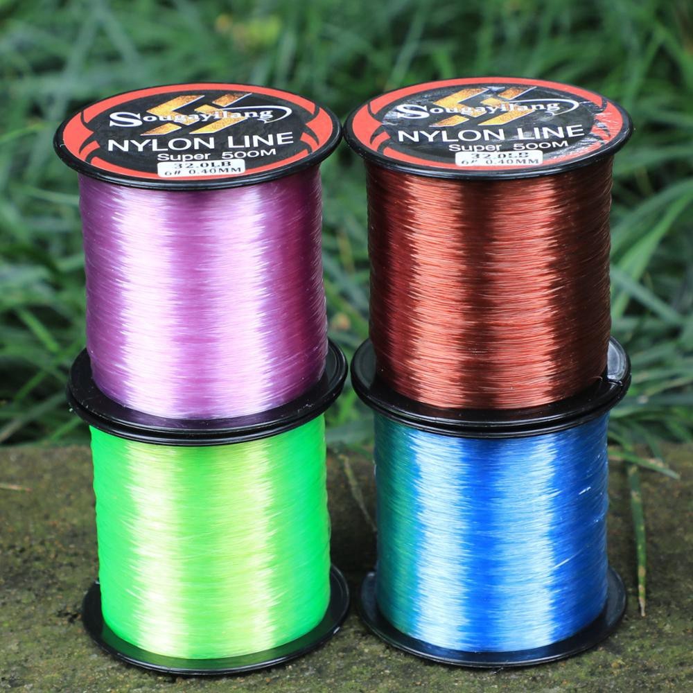Sougayilang 500M Garis Nylon Super Kuat Empat Warna Pancing