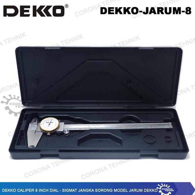 Dekko Caliper 8 Inch Dial - Smat Jangka Sorong Model Jarum Dekko