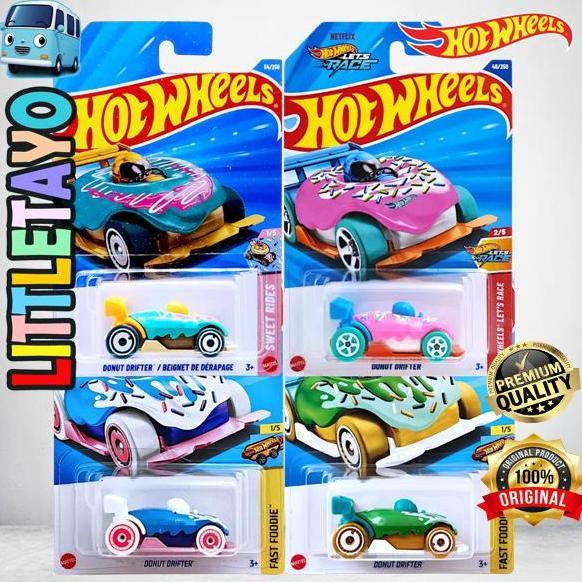 HOTWHEELS DONUT DRIFTER - DONAT DUNKIN DONUTS JCO FOOD LOOP RACE New