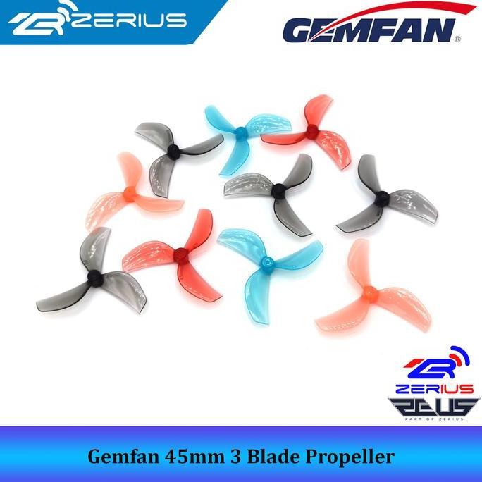 Gemfan 45mm 3 Blade 1mm / 1.5mm Shaft Propeller