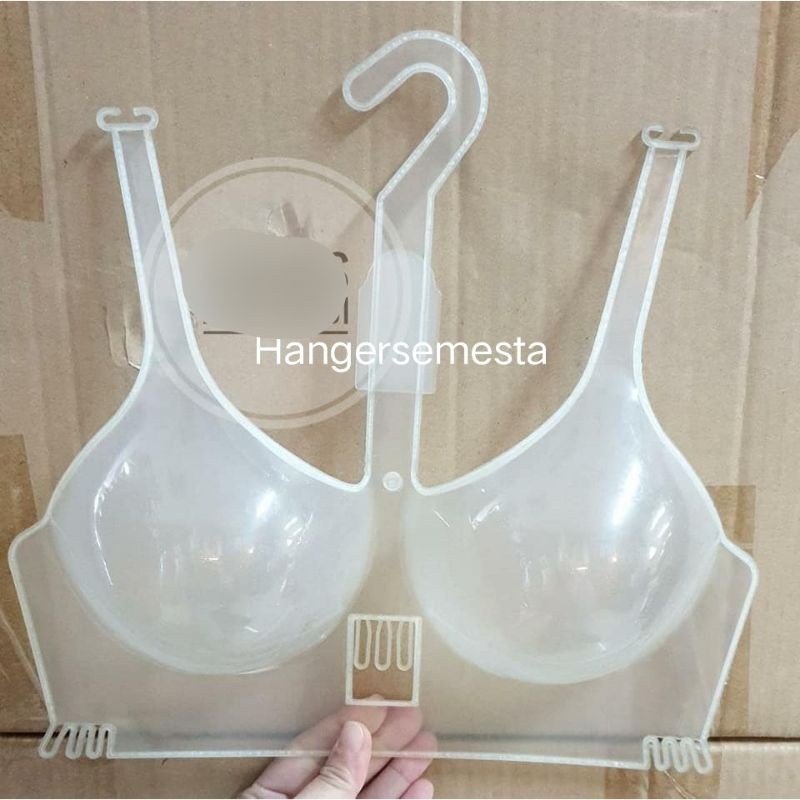 1Pcs Display Bra/Bh Warna Putih Susu