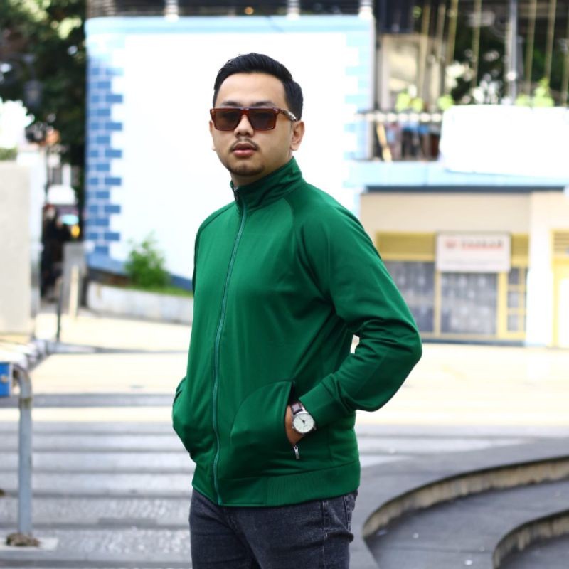Jaket Tracktop Polos
