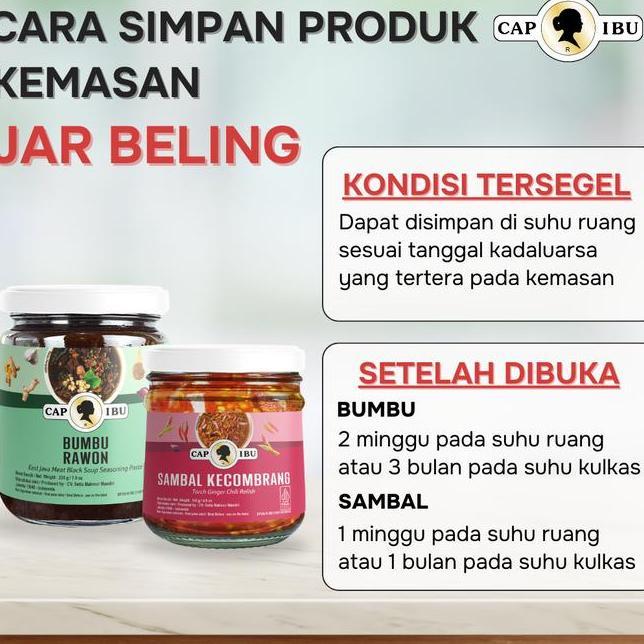 Bumbu Nasi Goreng Viral Cap Ibu Bumbu Nasi Goreng Matah Roa Dan Kecombrang