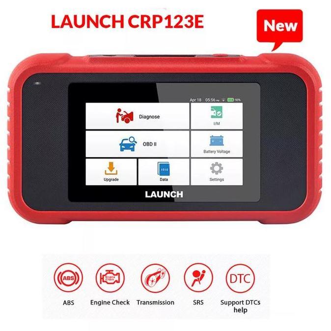 LAUNCH X431 CRP-123E, CReader Engine, AT, ABS, SRS, lifetime updat
