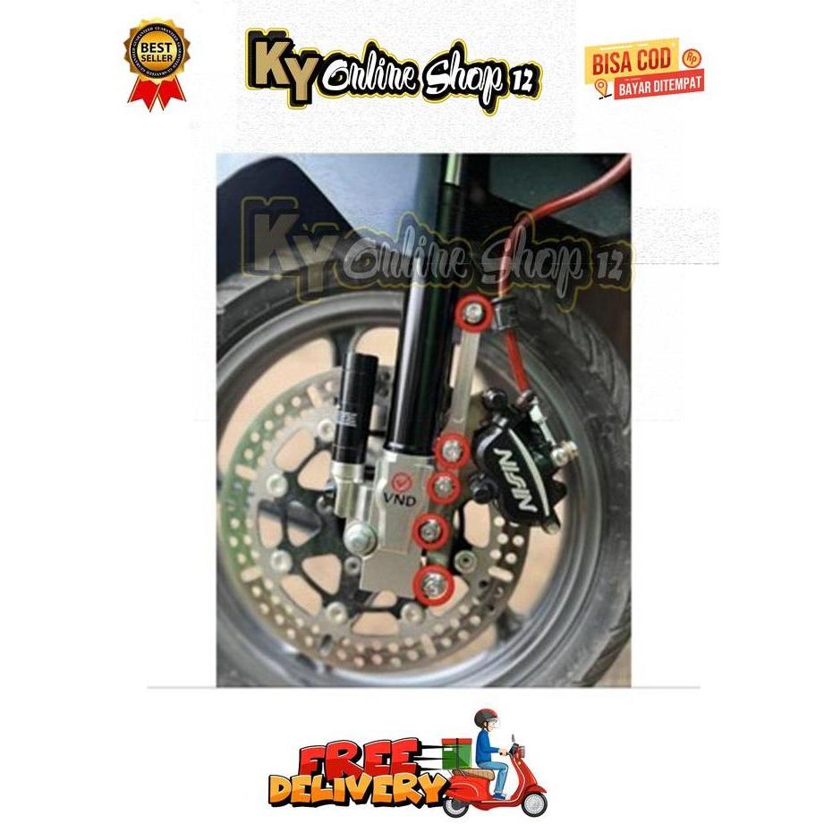 BAUT PAKETAN SHOCK DEPAN VND KTC ( 5 BAUT ) PCX VARIO BEAT DELUXE SCOOPY ADV STYLO GENIO SPACY 110 A