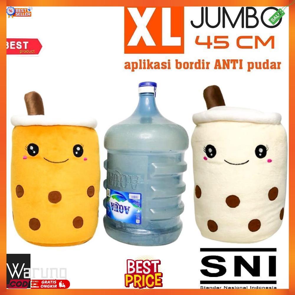 TERMURAH boba jumbo Boneka boba sugar milk tea jumbo Bantal Boba bantal gentong galon murah original