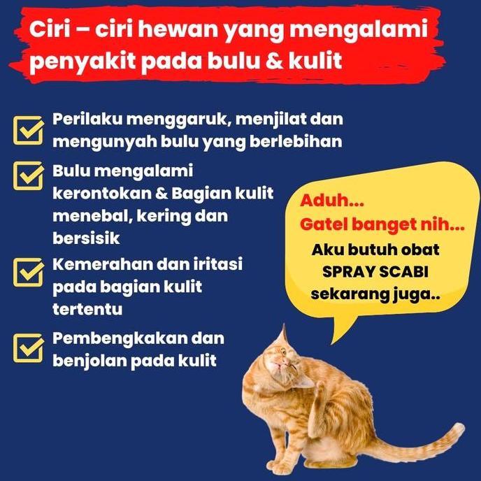 Obat Pembersih Perawatan Vitamin Scabies Jamur Kurap Kulit Tungau Telinga Kutu Tetes Telinga Abses G