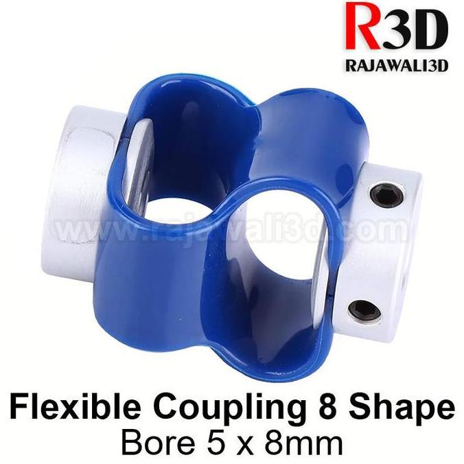 Coupler Flexible Double Loop 8 Shape Encoder 5x8mm