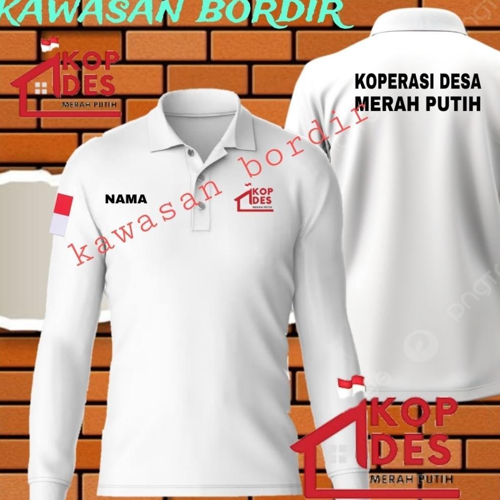 Diskon Terbaru Polo Shirt Koperasi Merah Putih Seragam Koperasi Merah Putih Kaos Koperasi Merah Puti