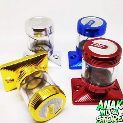 TUTUP MINYAK REM MASTER REM DEPAN CNC MOTOR TABUNG TRANSPARAN SATRIA FU CBR SONIC VIXION CB HEMAT