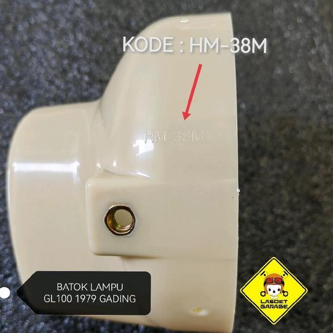 BATOK LAMPU DEPAN BULAT GL GL100 GL125 79 1979 GADING HM-38M TEBAL BUKAN ORIGINAL PREMIUM