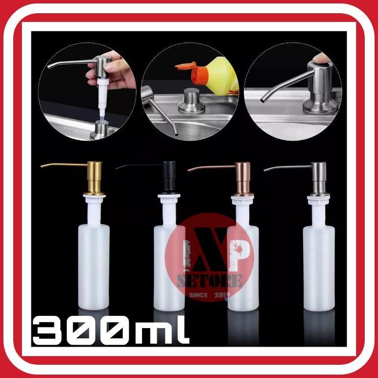 Terlaris Hand Soap Dispenser Sink/Tempat Sabun Cair Kitchen Sink A1/Botol Sabun Bak Cuci Piring Stai