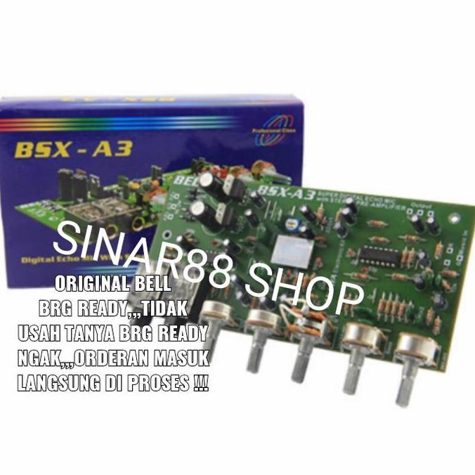 KIT STEREO BSX A3 BSX-A3 TONE ECHO CONTROL DIGITAL PLUS MIC MIK BELL