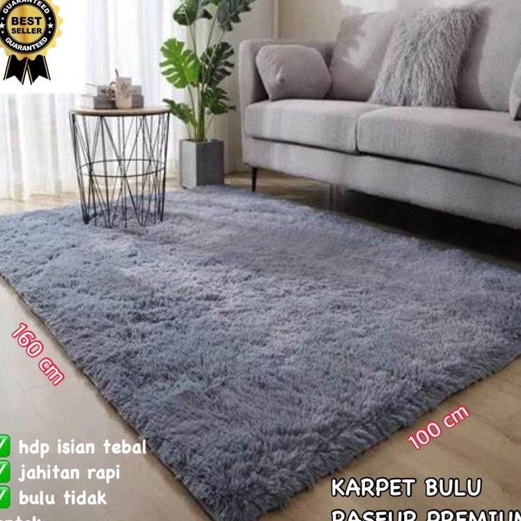 Karpet Bulu Rasfur Premium (160 X 100) Lebih Panjang