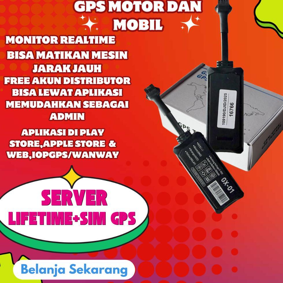 Gps Tracker Motor & Mobil Gx-01 Bisa Matikan Mesin Iopgps/Wanway Garansi 1 Tahun