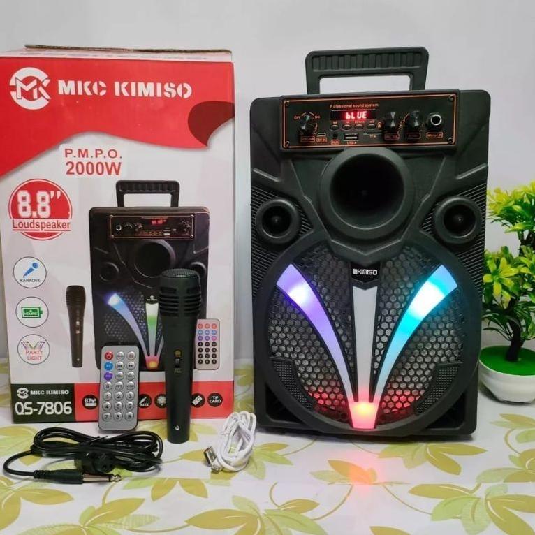 Spiker Bluetooth Bass 8,8 Inchi Qs 7806
