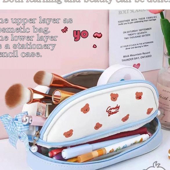 Tempat Pensil Kotak Pensil  Korea Design Pencil Case