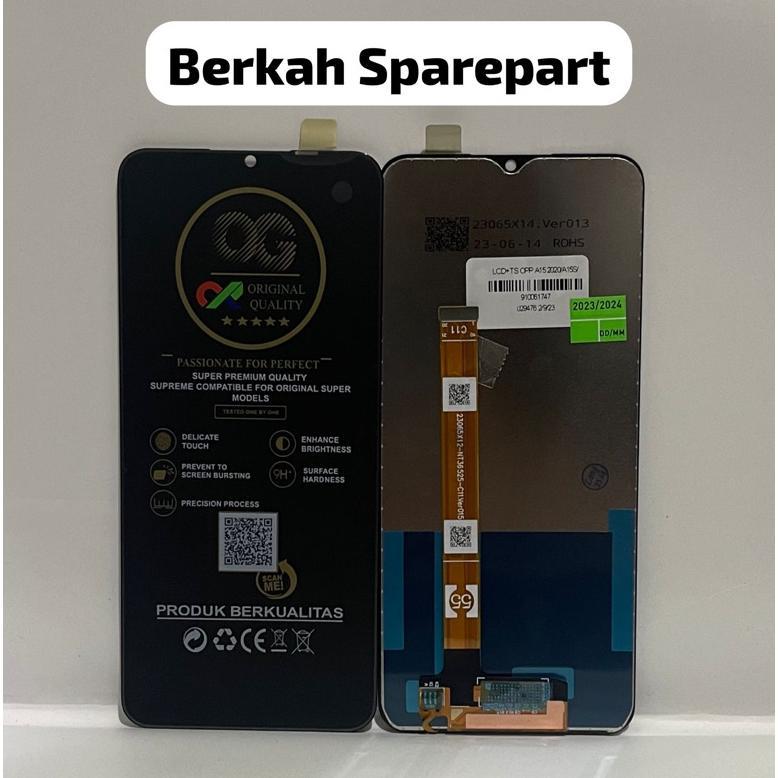 LCD OPPO A15/ LCD REALME C11/ LCD REALME C12/ LCD REALME C15 FULLSET TOUCHSCREEN