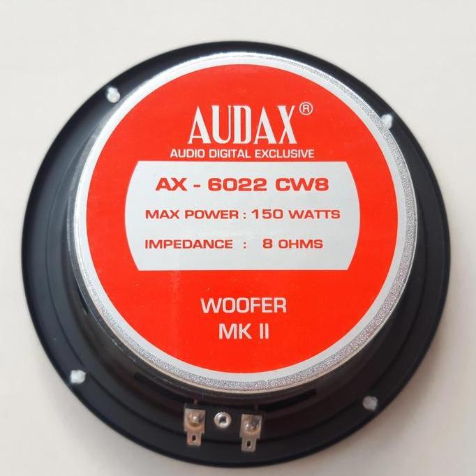 Original AUDAX 6022 SPEAKER 6 INCH WOOFER AUDAX AX 6022 CW8 150watt