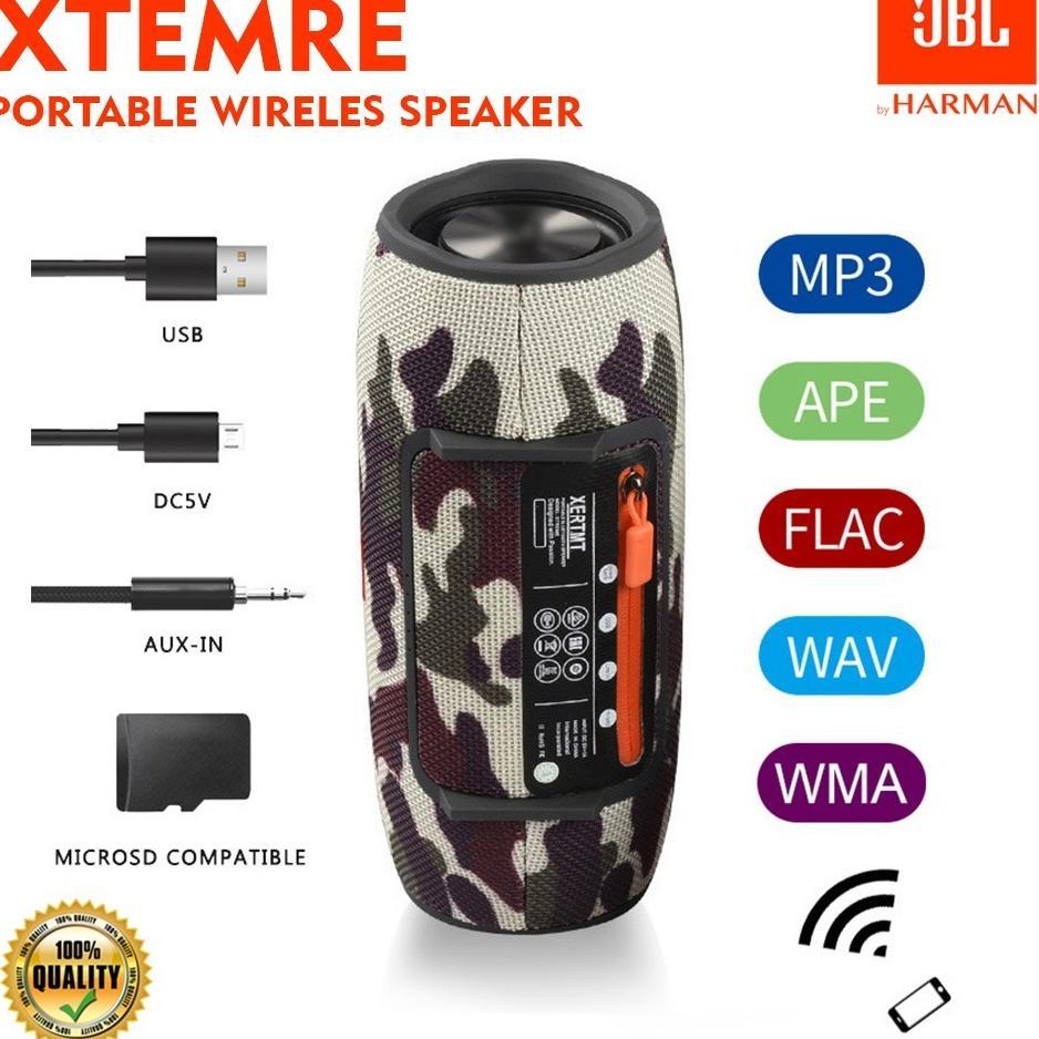 Speaker Bluetooth Jbl Xtreme Wireless Portable Highpower 20W Super Bass