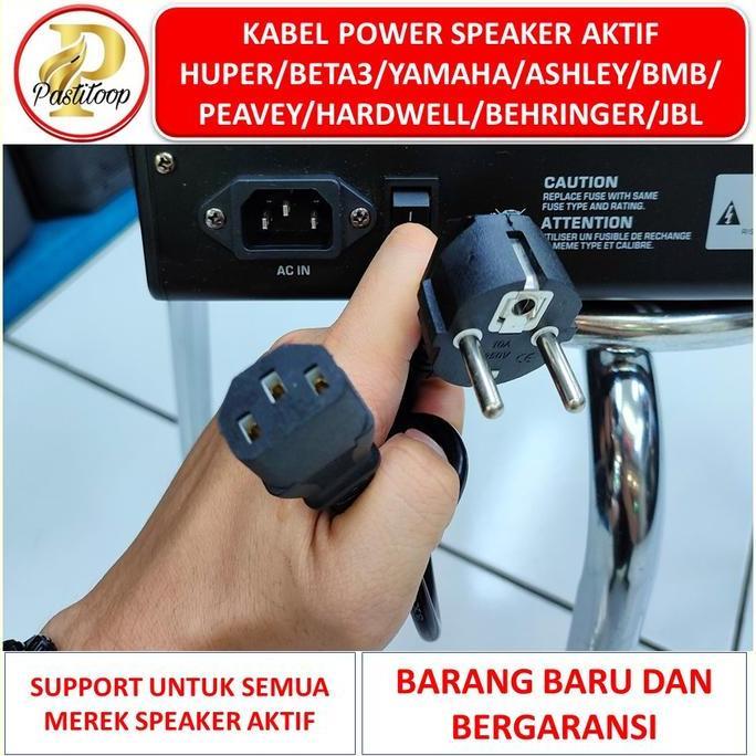 Kabel power speaker aktif huper