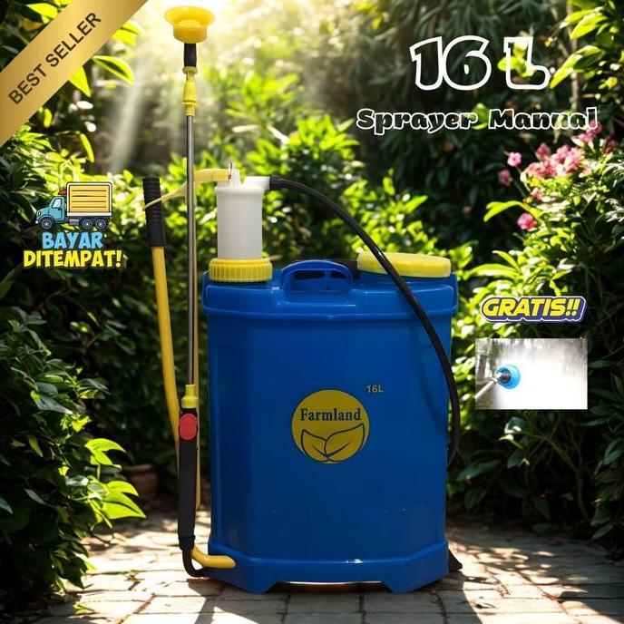 Promo Sprayer Manual 16 Liter / Semprotan Hama Manual 16 Liter / Sprayer Farmland Manual 16 Liter Te
