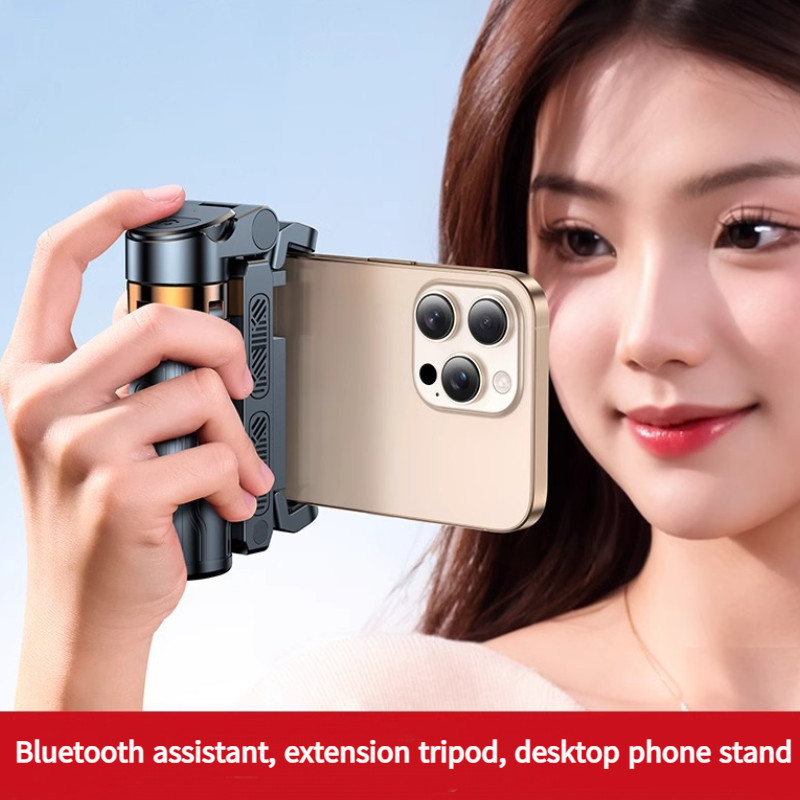 Tongkat Selfie Hp Mini 3 In 1 Bisa Dilipat Dengan Tripod Bluetooth Untuk Vlog Live Streaming Foto Da