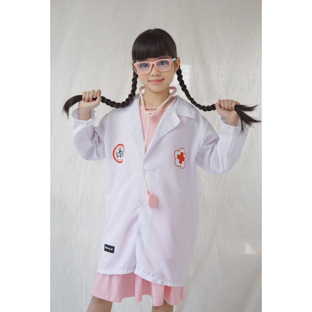 Best Seller Jas Dokter Anak 110 Tahun | Baju Profesi Dokter Anak Tk Sd | Kostum Dokter Anak Laki-Lak