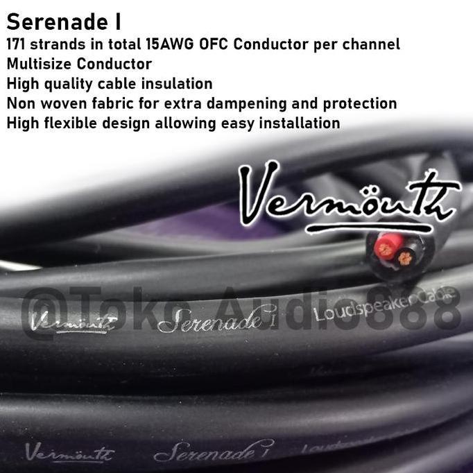 Kabel Speaker Bulk, Vermouth Serenade I, 15 AWG