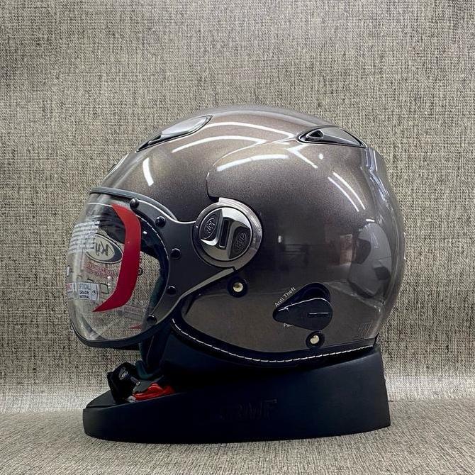 HELM KYT ELSICO Solid - KYT Helm Retro | Ori KYT - Cewek Cowok Termurah terlaris