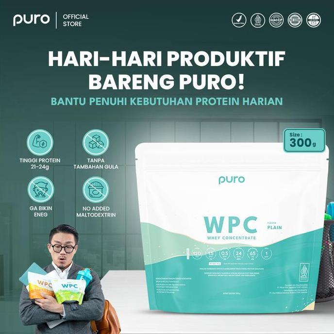 PURO WPC WPRO susu protein debm 300gr Diskon