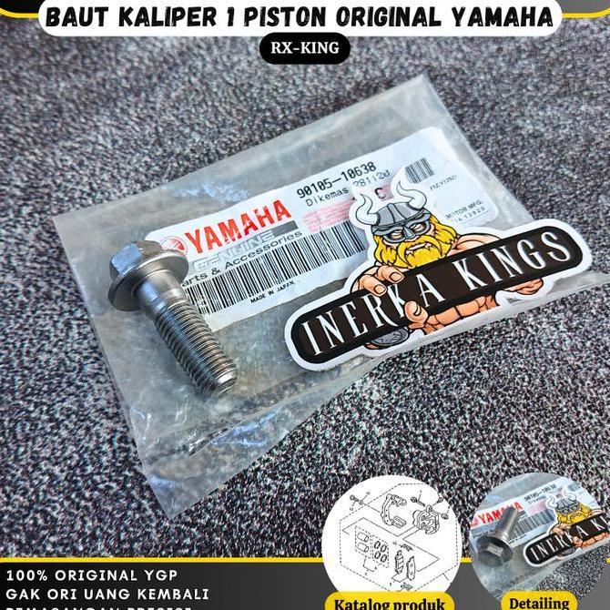 BAUT BAUD BINTANG KALIPER CAKRAM 1 PISTON RX KING ORIGINAL 90105-10638 BARU