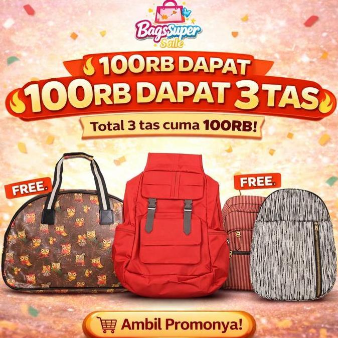 Grosir Promo Hemat 100K Dapat 3 Tas