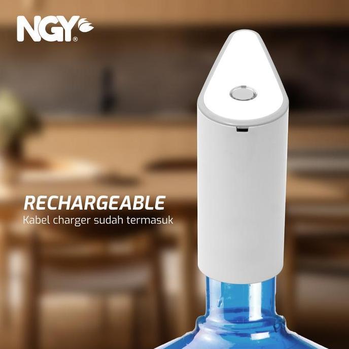 warhan_pik - ngy automatic water dispenser pro rechargeable / pompa galon otomatis | ngy-60pg nagoya