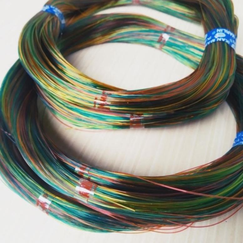 ARKAISGALERI SENAR PANCING WARNA PELANGI / SENAR LAYANGAN / KENUR LAYANG LAYANG VIRAL